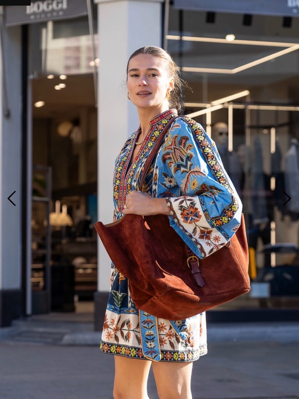 FARM Rio | Embroidered Tapestry Mini Dress (NWT) - Picture 9 of 13